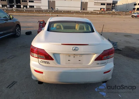2010 Lexus Is 250C from USA, damaged, VIN JTHFF2C22A2503955
